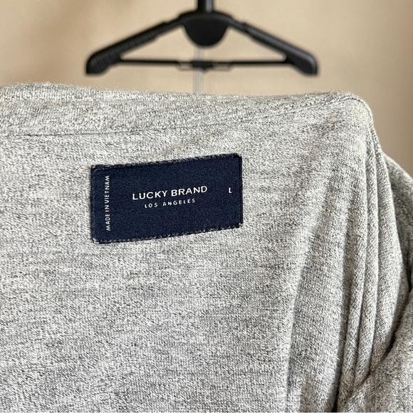 Lucky Brand: Mens Jersey style Casual button-down - Picture 4 of 7